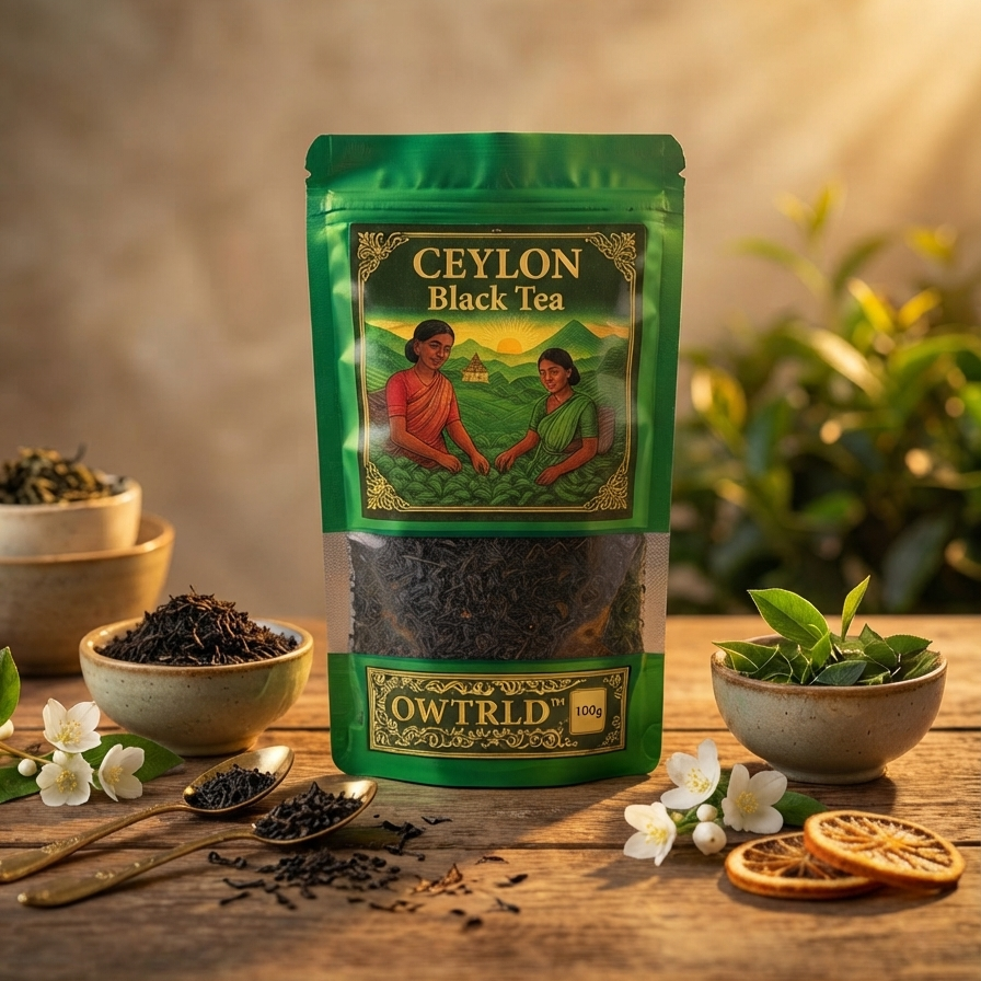 Premium Ceylon Black Tea Loose Leaf (BOPF) 100% Pure Sri Lanka