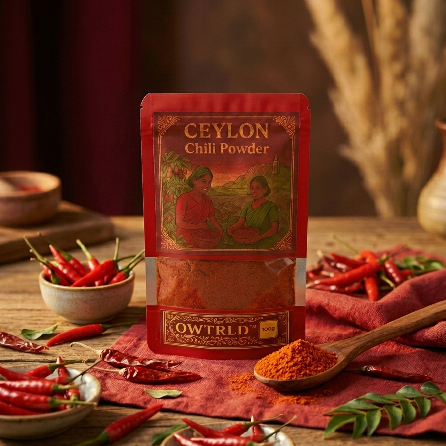 Premium Red Chili Powder 100% Natural,Vibrant & Pure Ground Chili Spice OWTRLD