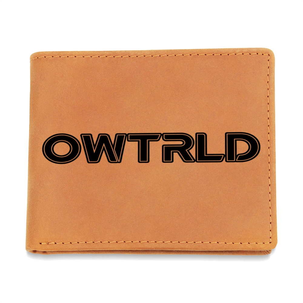 Graphic Leather Wallet | OWTRLD ShineOn Fulfillment