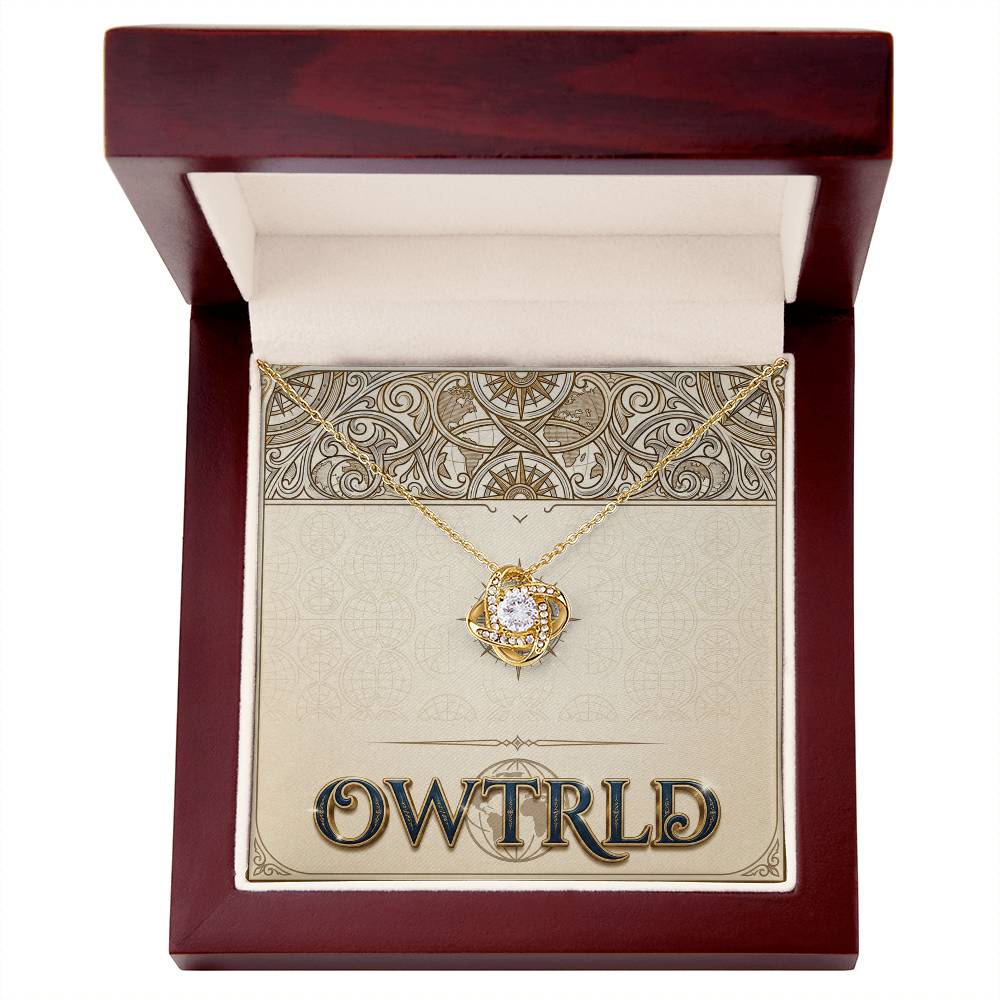 Love Knot Necklace ShineOn Fulfillment
