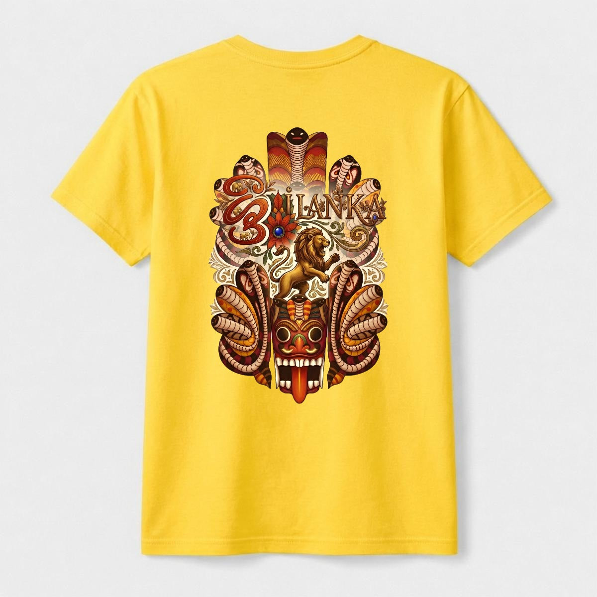 Sri Lankan Classical Devil Face Tee Yoycol