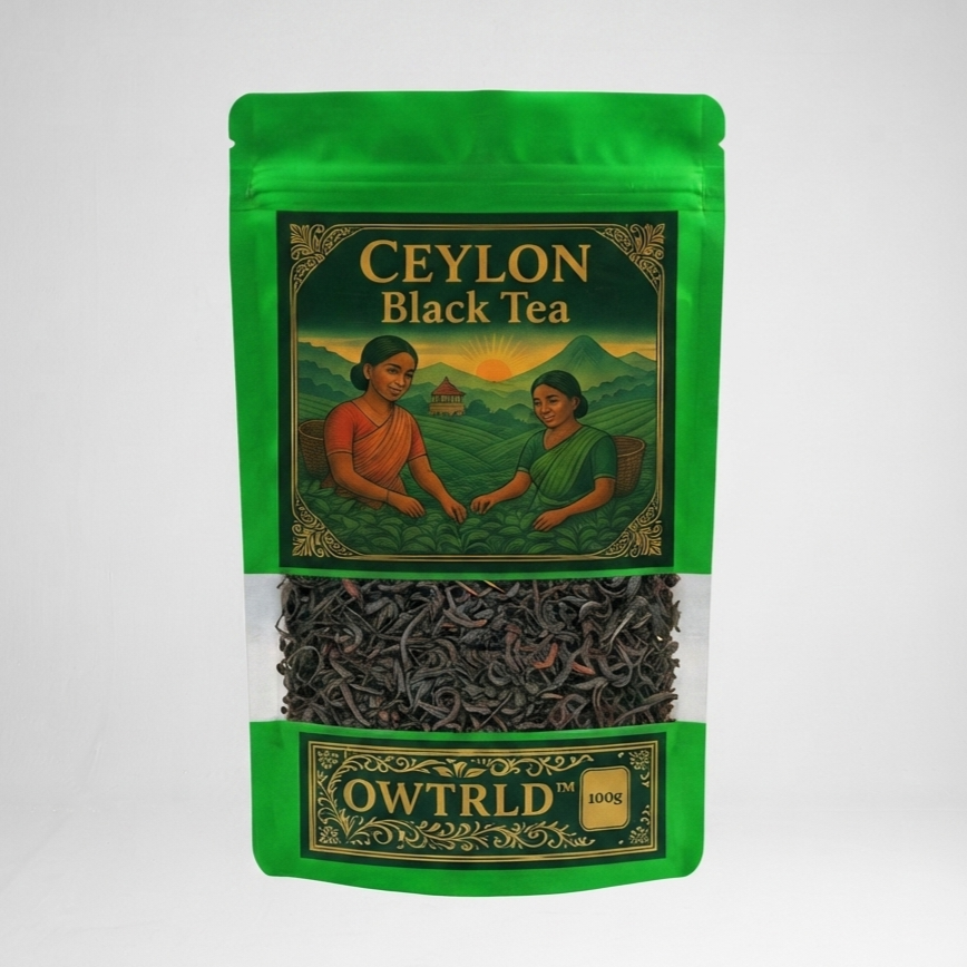 Premium Ceylon Black Tea Loose Leaf (BOPF) 100% Pure Sri Lanka 