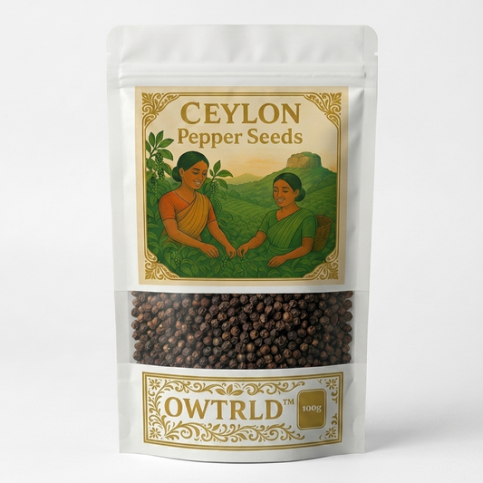Premium Ceylon Pepper Seeds 100% Pure Sri Lanka | High Piperine & Strong Aroma 