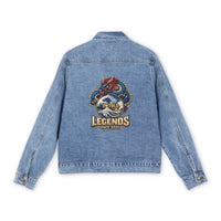Men's Vintage-Inspired Denim Jacket | OWTRLD Printify
