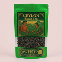 Premium Ceylon Black Tea 100% Pure Single-Origin Sri Lankan Loose Leaf Tea OWTRLD