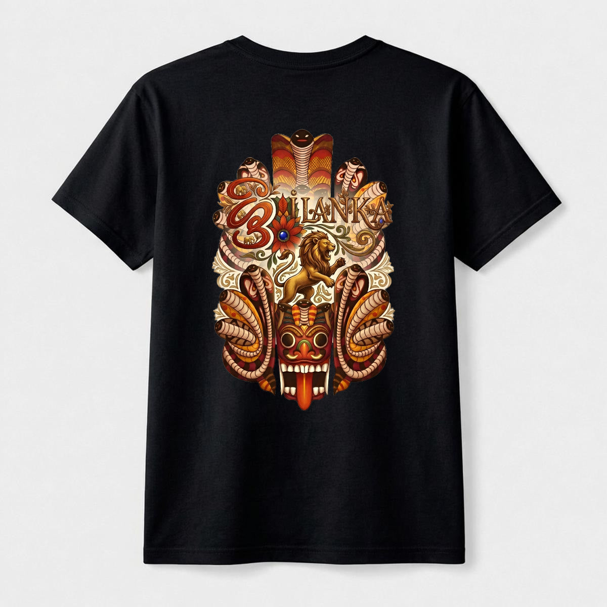 Sri Lankan Classical Devil Face Tee Yoycol