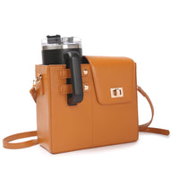 Outdoor Portable Beverage Bottle Bag, Universal Large Insulated Cup Pink Shoulder Crossbody Bottle Bag eprolo