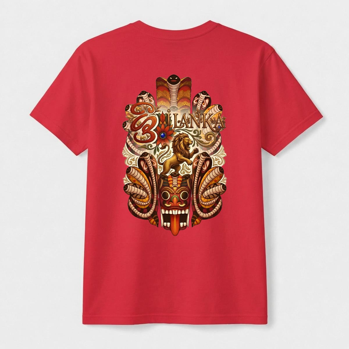 Sri Lankan Classical Devil Face Tee Yoycol