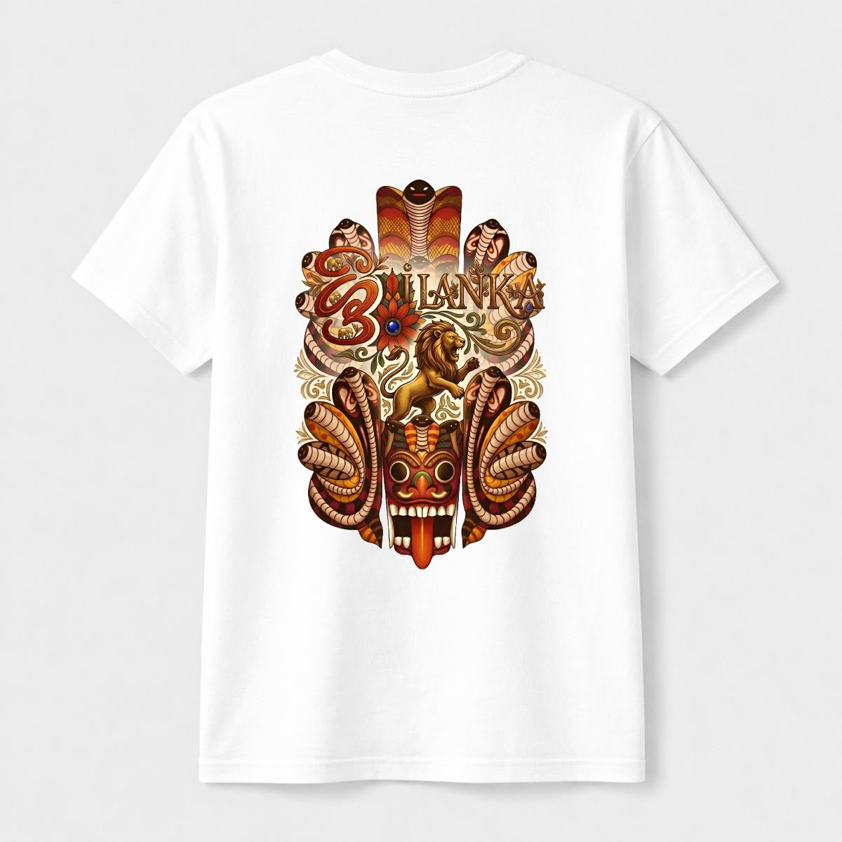 Sri Lankan Classical Devil Face Tee Yoycol