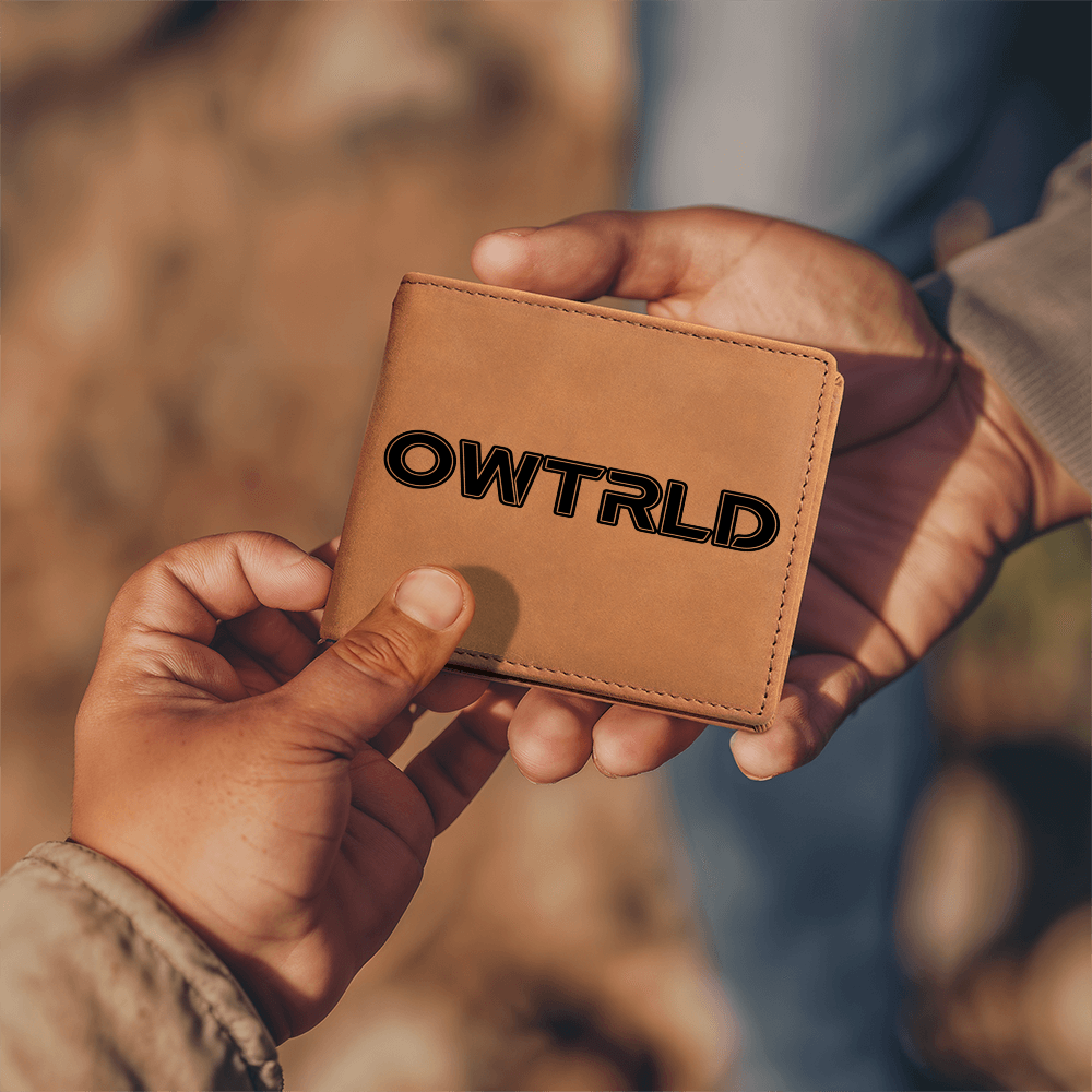Graphic Leather Wallet | OWTRLD ShineOn Fulfillment