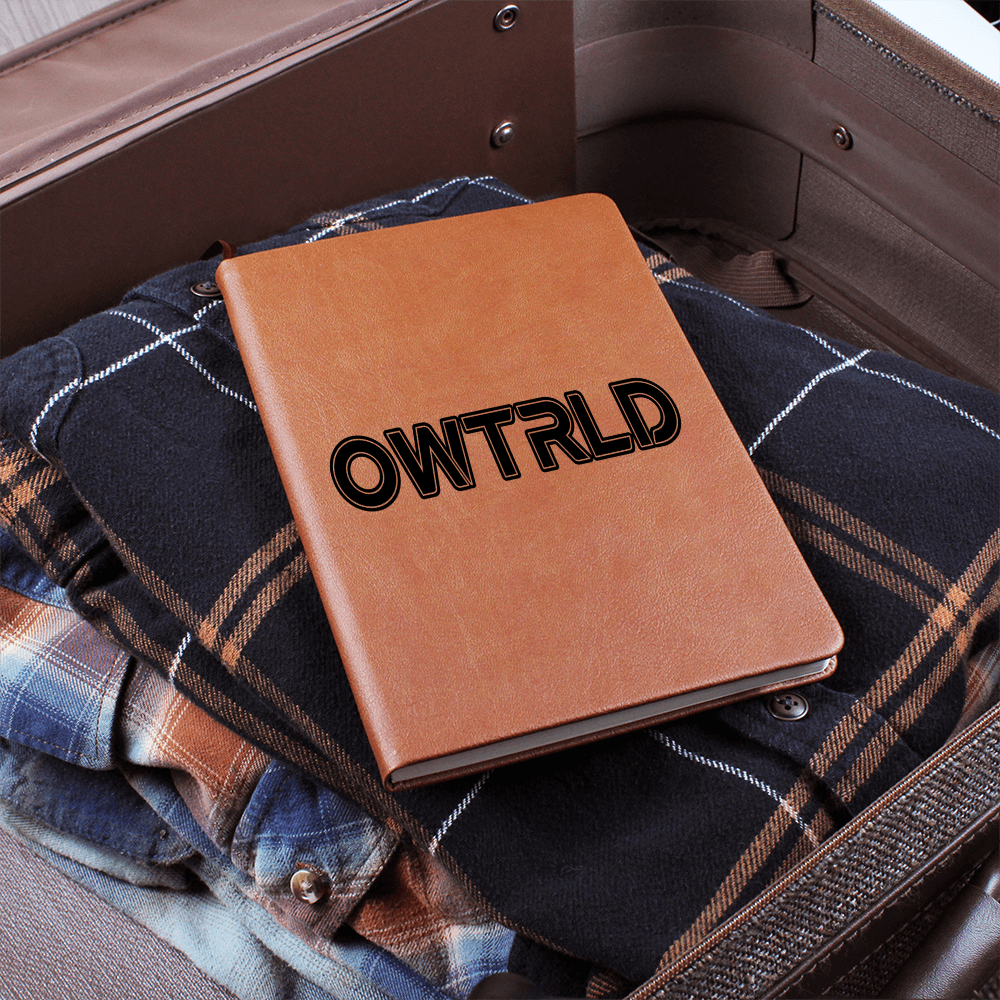 Graphic Leather Journal | OWTRLD ShineOn Fulfillment