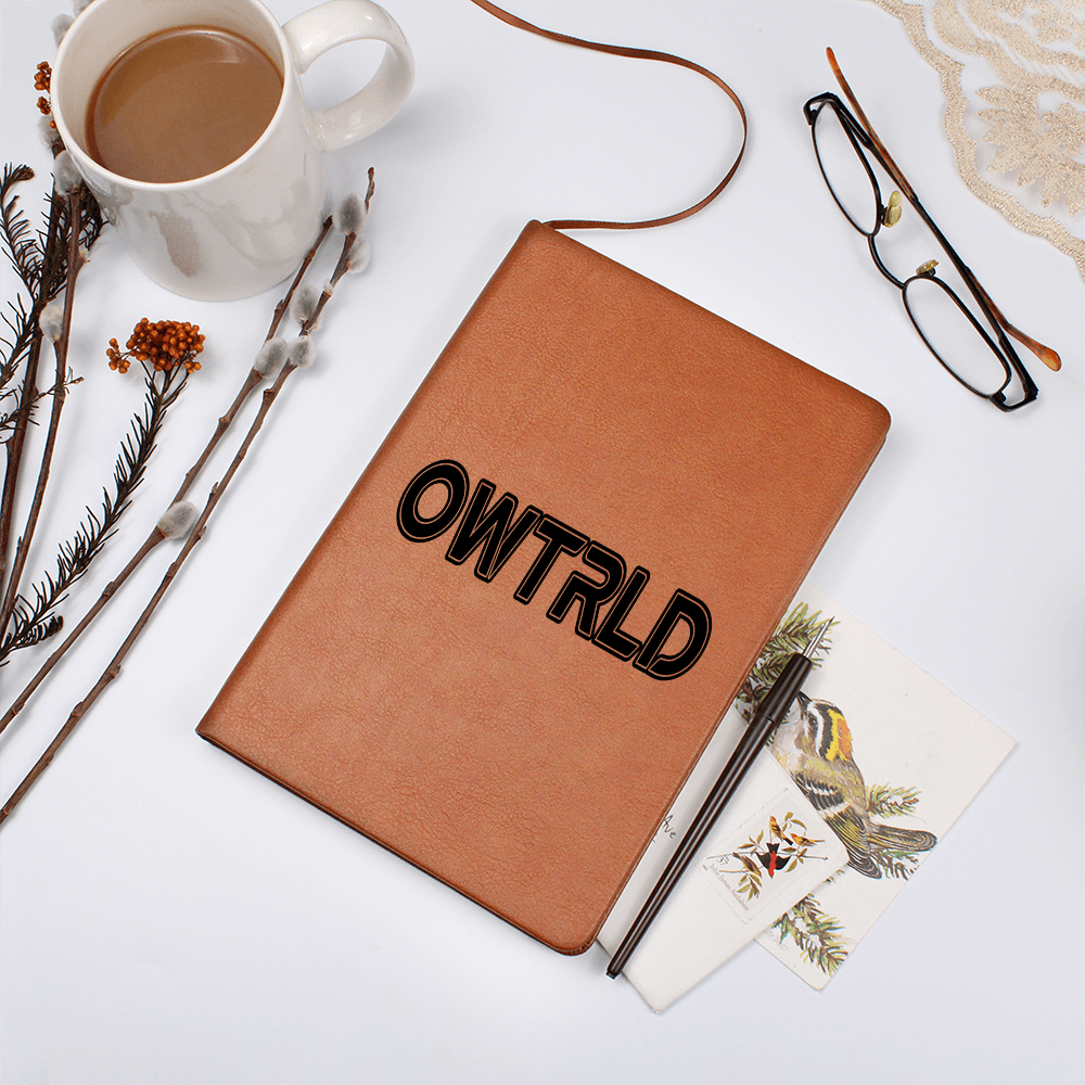 Graphic Leather Journal | OWTRLD ShineOn Fulfillment