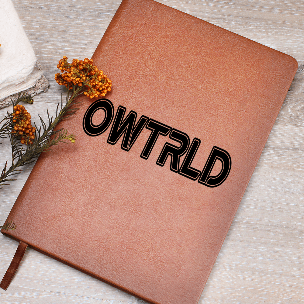Graphic Leather Journal | OWTRLD ShineOn Fulfillment