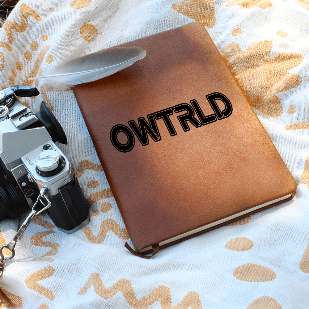 Graphic Leather Journal | OWTRLD ShineOn Fulfillment