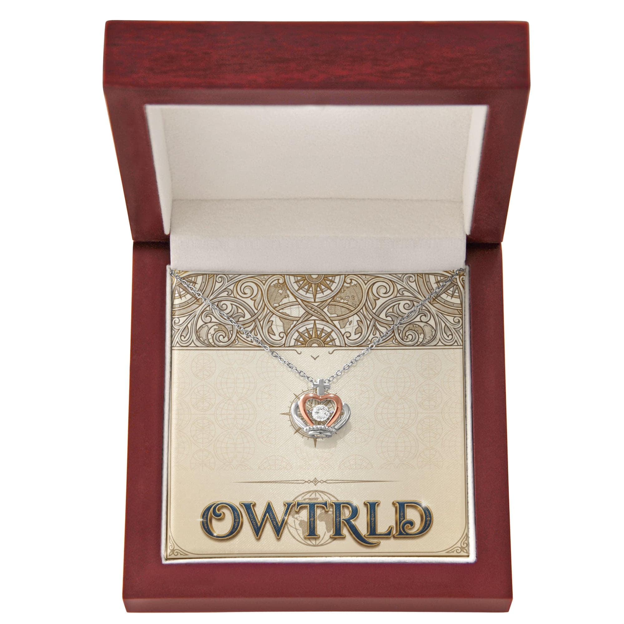 Crown Pendant Necklace ShineOn Fulfillment
